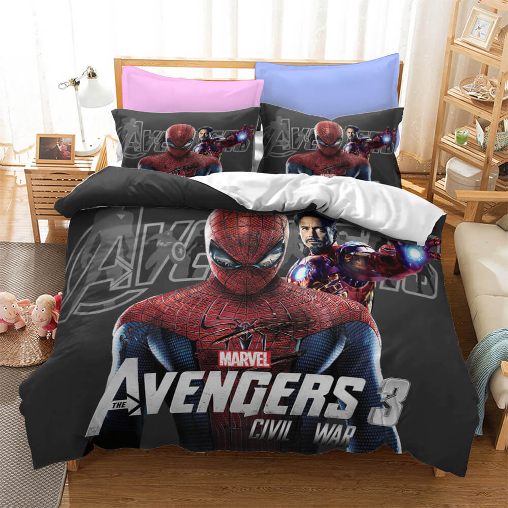 Superhero Spiderman Bedding Set Quilt Cover Without Filler (Online Order Only)