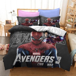Superhero Spiderman Bedding Set Quilt Cover Without Filler (Online Order Only)