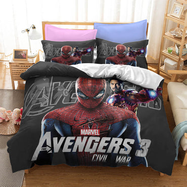 Superhero Spiderman Bedding Set Quilt Cover Without Filler (Online Order Only)