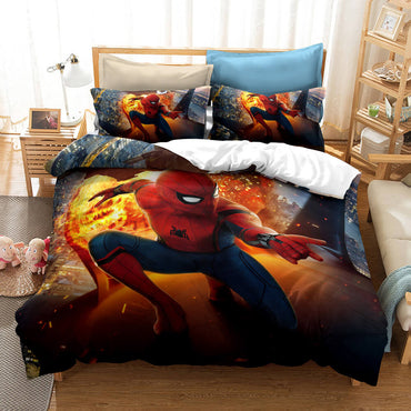 Superhero Spiderman Bedding Set Quilt Cover Without Filler (Online Order Only)