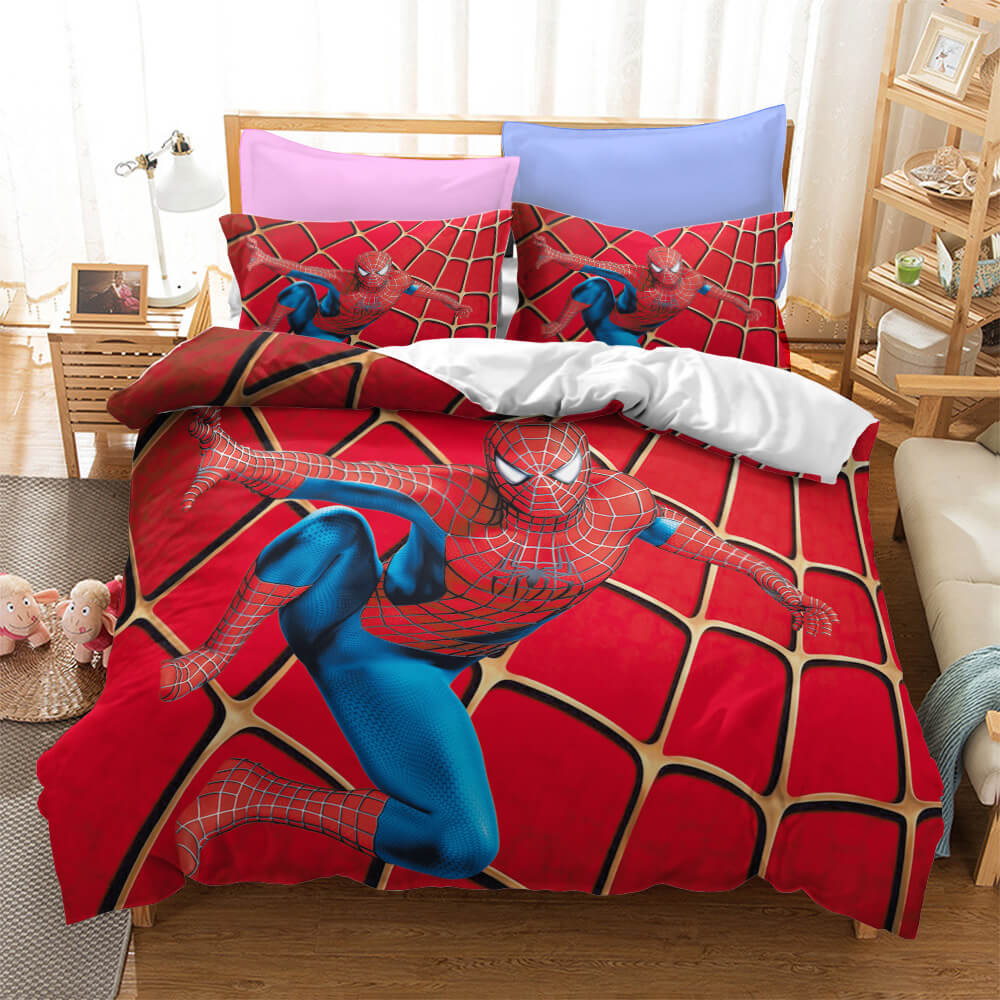 Spider-Man Pattern Bedding Set Quilt Cover Without Filler (Online Order Only)