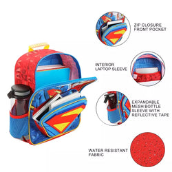 DC Comic Superman Youth Mini Backpack (Online Order Only)