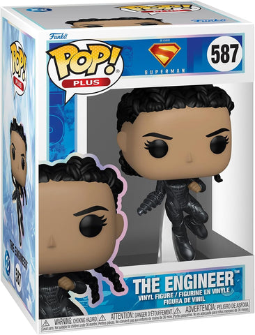 Superman (2025 Movie) The Engineer Metallic Funko Pop! Vinyl Figure Plus #587 with Funko Protector (Online Order Only)