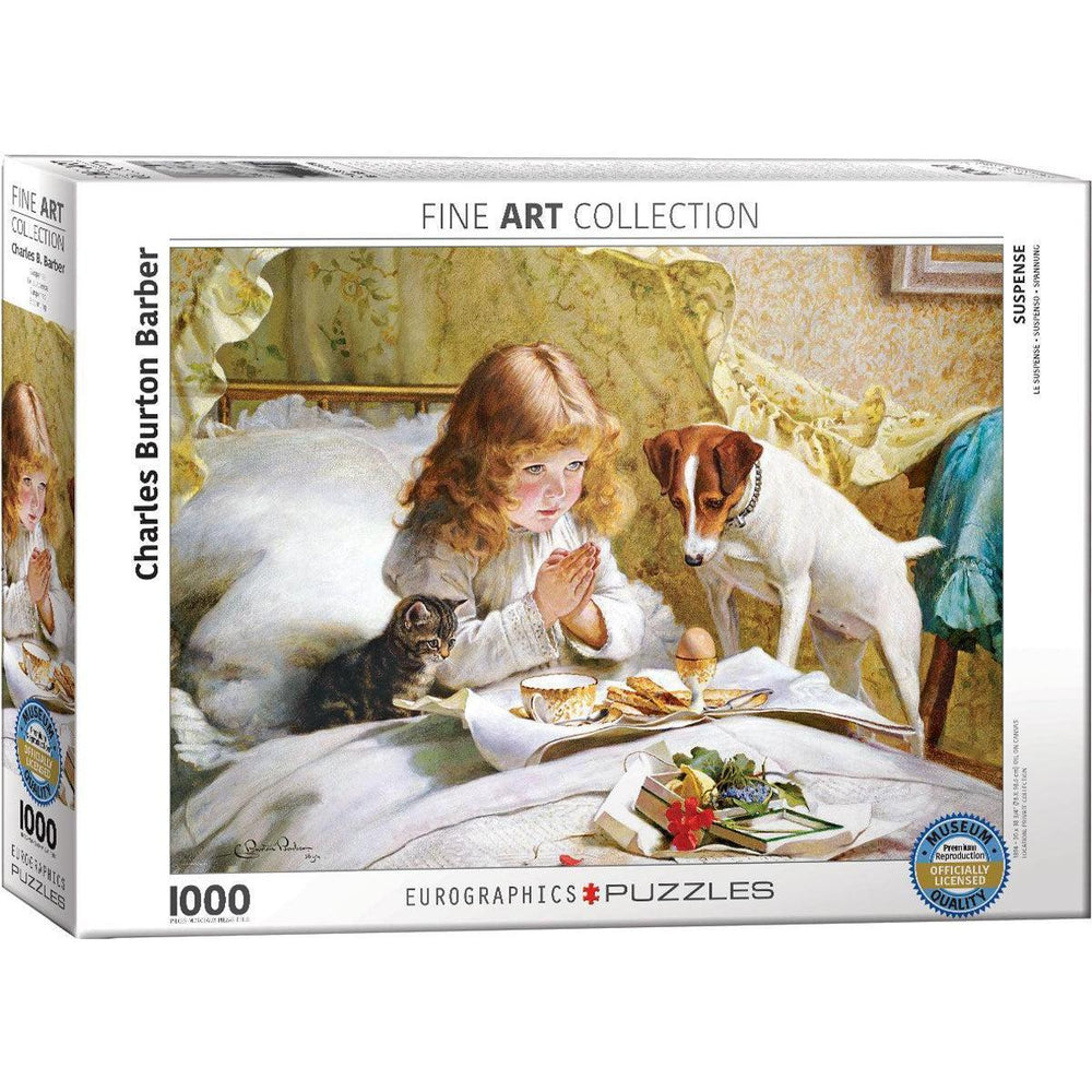 Suspense by Charles Burton Barber 1000 Piece Jigsaw Puzzle Eurographics (ONLINE ORDER ONLY)