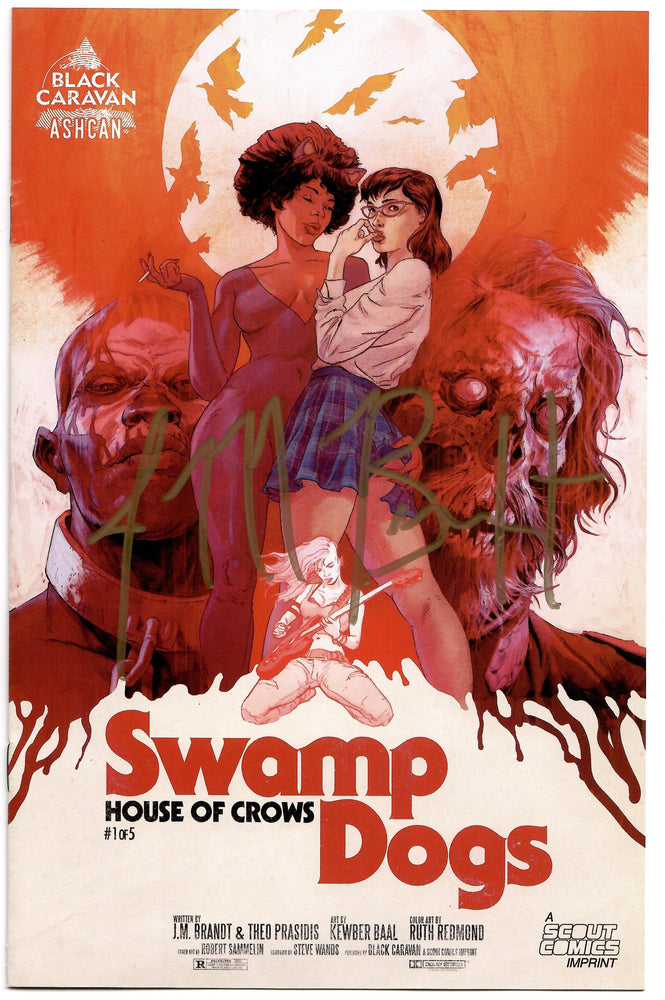 Swamp Dogs House Of Crows Ashcan Preview #1 Signed JM Brandt (07/28/2021) Scout (ONLINE ORDER ONLY)