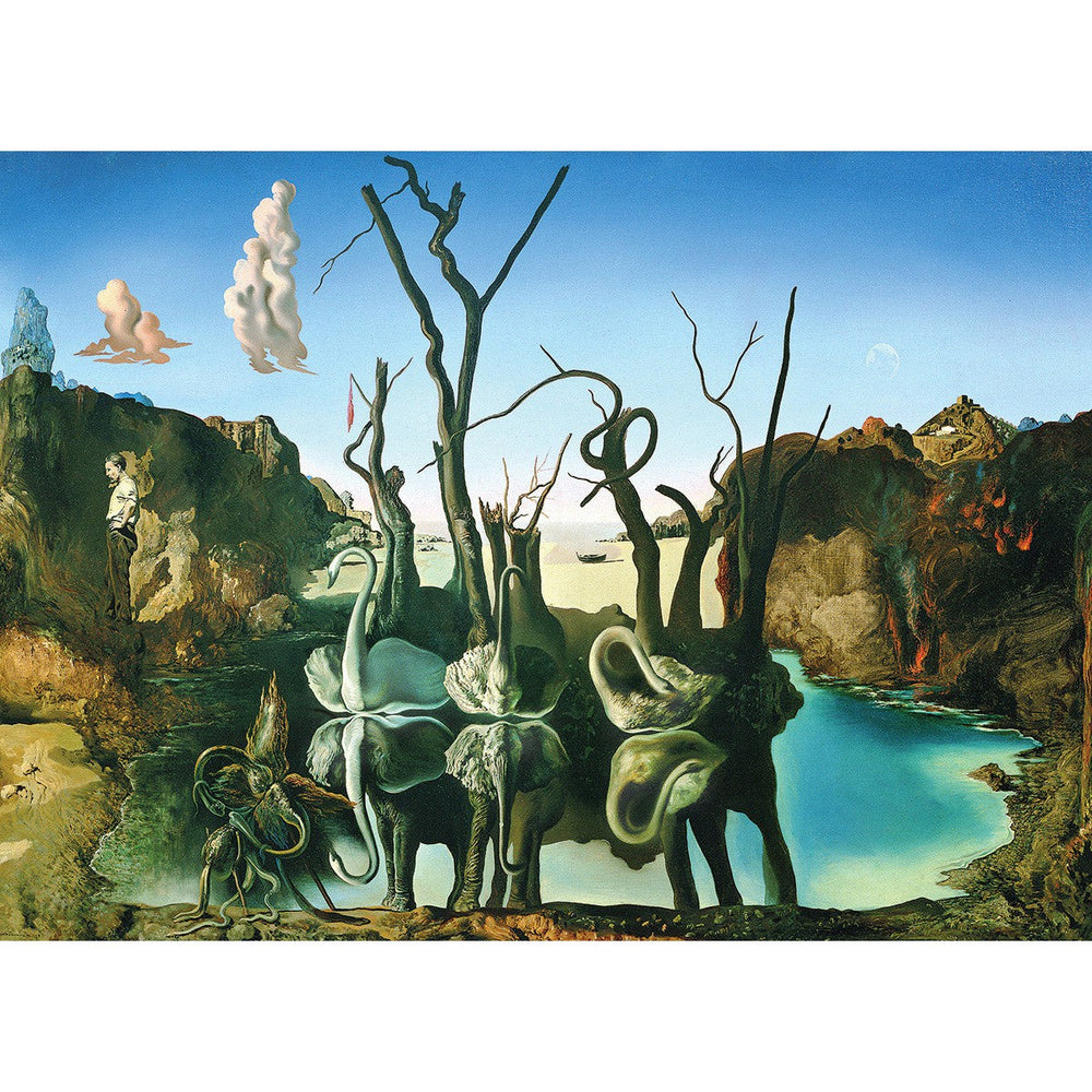 Swans Reflecting Elephants 1000 Piece Jigsaw Puzzle Eurographics (ONLINE ORDER ONLY)