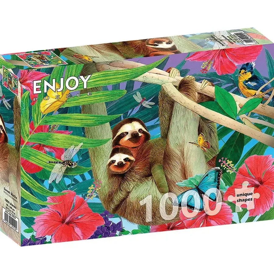 Sweet Sloths 1000 Piece Jigsaw Puzzle Enjoy (ONLINE ORDER ONLY)