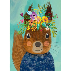 Sweet Squirrel Floral Friends 1000 Piece Jigsaw Puzzle Heye (ONLINE ORDER ONLY)