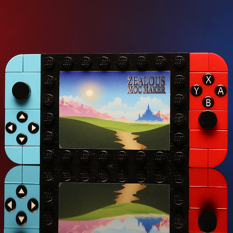 Custom Pretendo 2017 Handheld Console Building Set made using LEGO parts (Online Order Only)