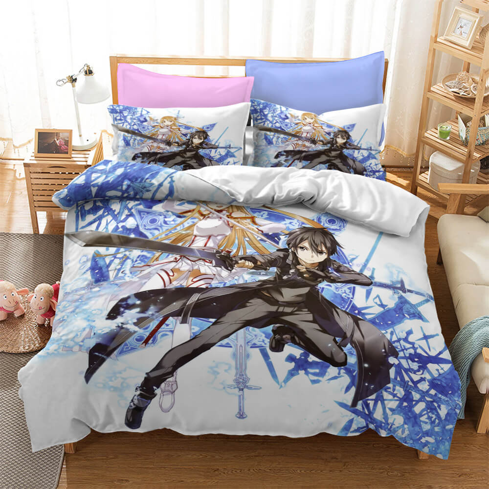 Sword Art Online Bedding Set Pattern Quilt Cover Without Filler (Online Order Only)