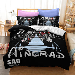 Sword Art Online Bedding Set Pattern Quilt Cover Without Filler (Online Order Only)