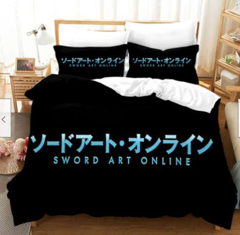 Sword Art Online Bedding Set Pattern Quilt Cover Without Filler (Online Order Only)