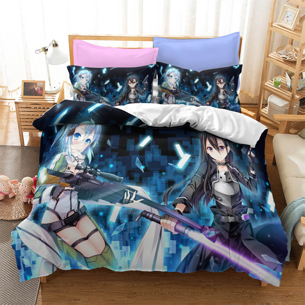 Sword Art Online Bedding Set Quilt Cover Without Filler (Online Order Only)