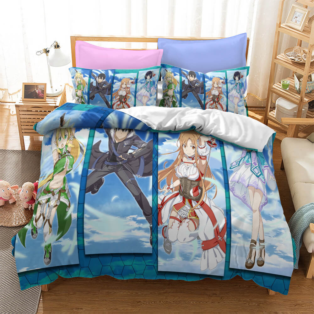 Sword Art Online Bedding Set Quilt Cover Without Filler (Online Order Only)