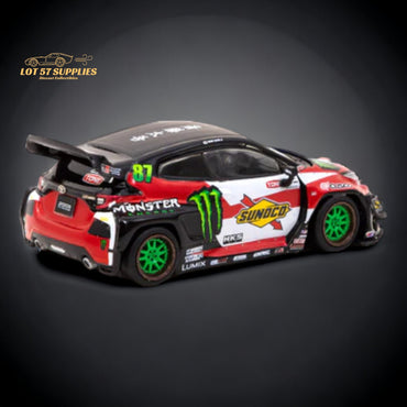Tarmac Works Hobby64 Toyota Yaris GR Monster Drift 1:64 T64-080-MON (ONLINE ORDER ONLY)