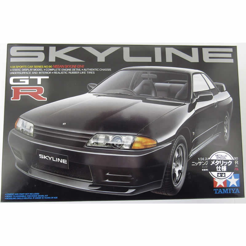 TAM24090-1500 Nissan Skyline Metallic 1/24 Scale Plastic Model Kit Tamiya (ONLINE ORDER ONLY)