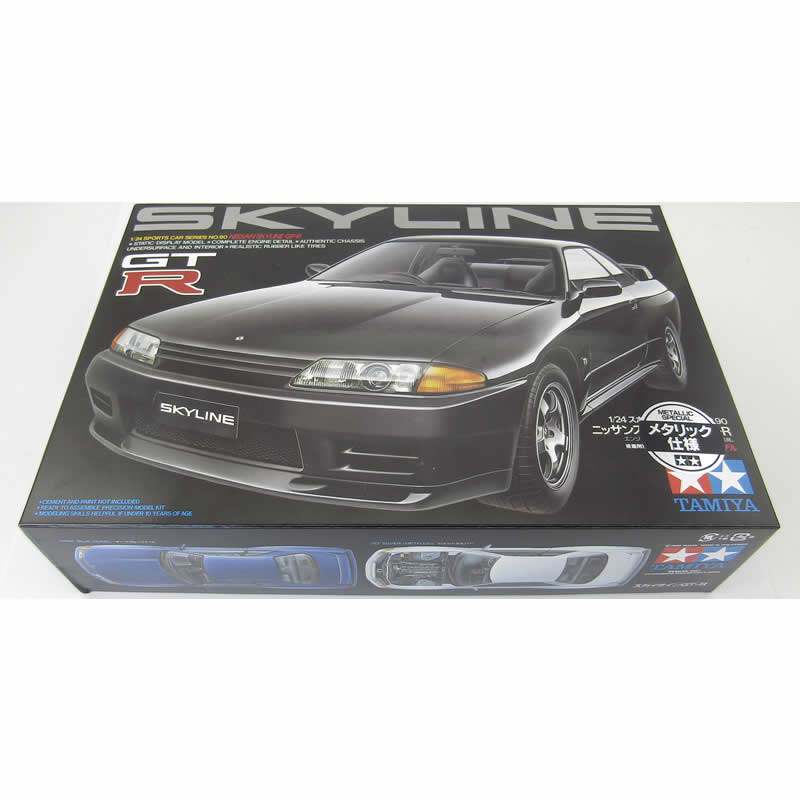 TAM24090-1500 Nissan Skyline Metallic 1/24 Scale Plastic Model Kit Tamiya (ONLINE ORDER ONLY)