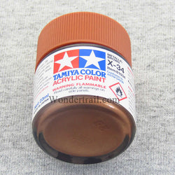 TAM81034 X34 Metalic Brown Gloss Acrylic 23ml (3/4oz) Bottle Hobby Paint (ONLINE ORDER ONLY)