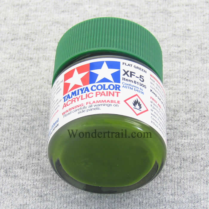 TAM81305 XF5 Green Flat Acrylic 23ml (3/4oz) Bottle Hobby Paint Tamiya (ONLINE ORDER ONLY)