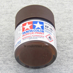 TAM81310 XF10 Brown Flat Acrylic 23ml (3/4oz) Bottle Hobby Paint Tamiya (ONLINE ORDER ONLY)