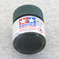TAM81311 XF11 Japanese Navy Green Flat Acrylic 23ml (3/4oz) Bottle Hobby Paint (ONLINE ORDER ONLY)