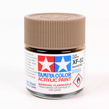 TAM81352 Xf52 Flat Earth 23ml Bottle Hobby Paint Tamiya (ONLINE ORDER ONLY)