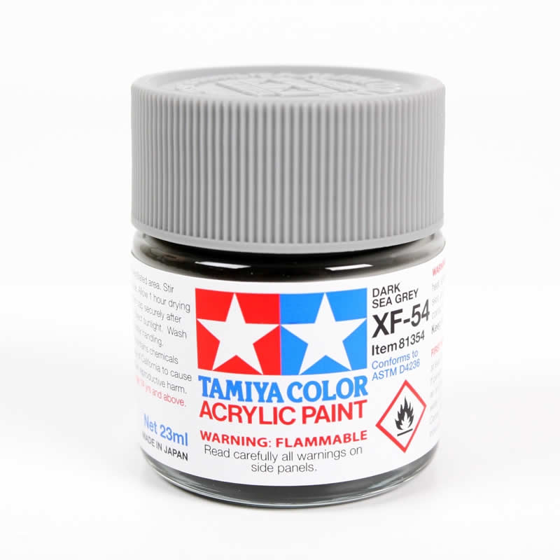 TAM81354 XF54 Dark Sea Grey Acrylic Paint 23ml BottleTamiya (ONLINE ORDER ONLY)