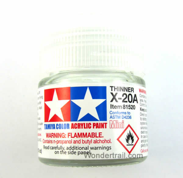 TAM81520PT Mini X-20A Acrylic Thinner 10ml (1/3oz) Bottle Hobby Paint Tamiya (ONLINE ORDER ONLY)