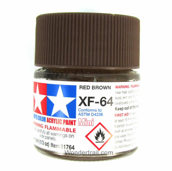 TAM81764 XF-64 Mini Flat German Gray Acrylic 10ml (1/3oz) Bottle Hobby Paint Tamiya (ONLINE ORDER ONLY)