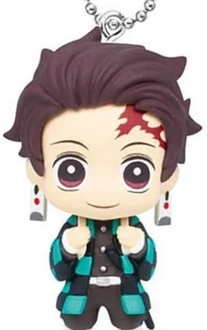 TANJIRO KAMADO Demon Slayer Purapura Keychain Mascot / Figure TOMY Japan New