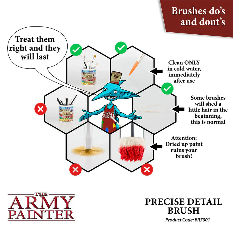Army Painter Tools: Hobby Brush - Precise Detail (ONLINE ORDER ONLY)