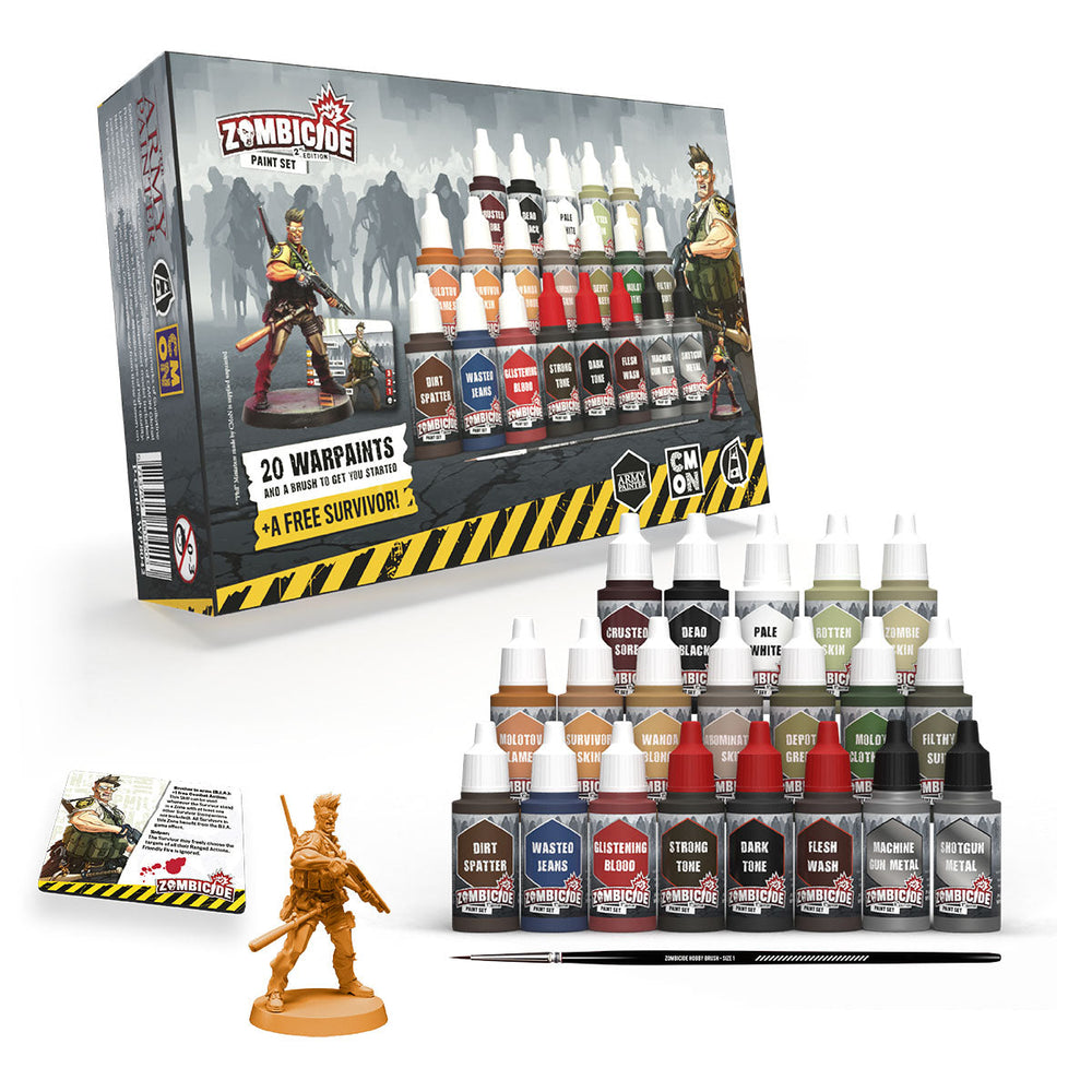 Army Painter Warpaints: Zombicide Paint Set - 2nd Edition (ONLINE ORDER ONLY)