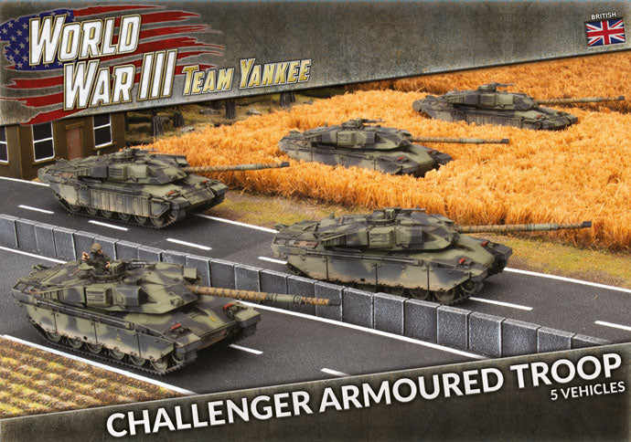 Team Yankee: British - Challenger Armoured Troop (ONLINE ORDER ONLY)