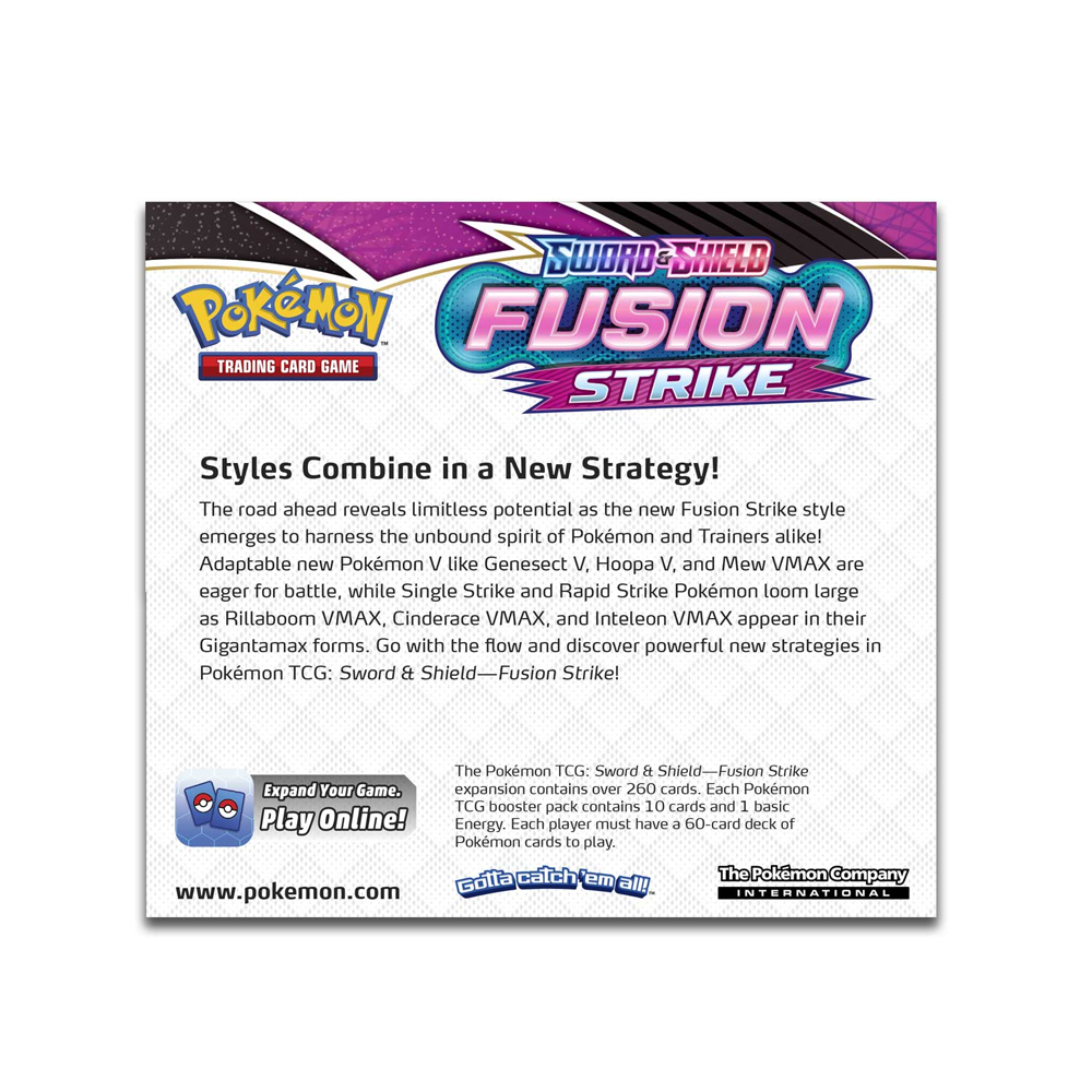 Pokemon Trading Card Game: Sword & Shield - Fusion Strike Booster Box (ONLINE ORDER ONLY)