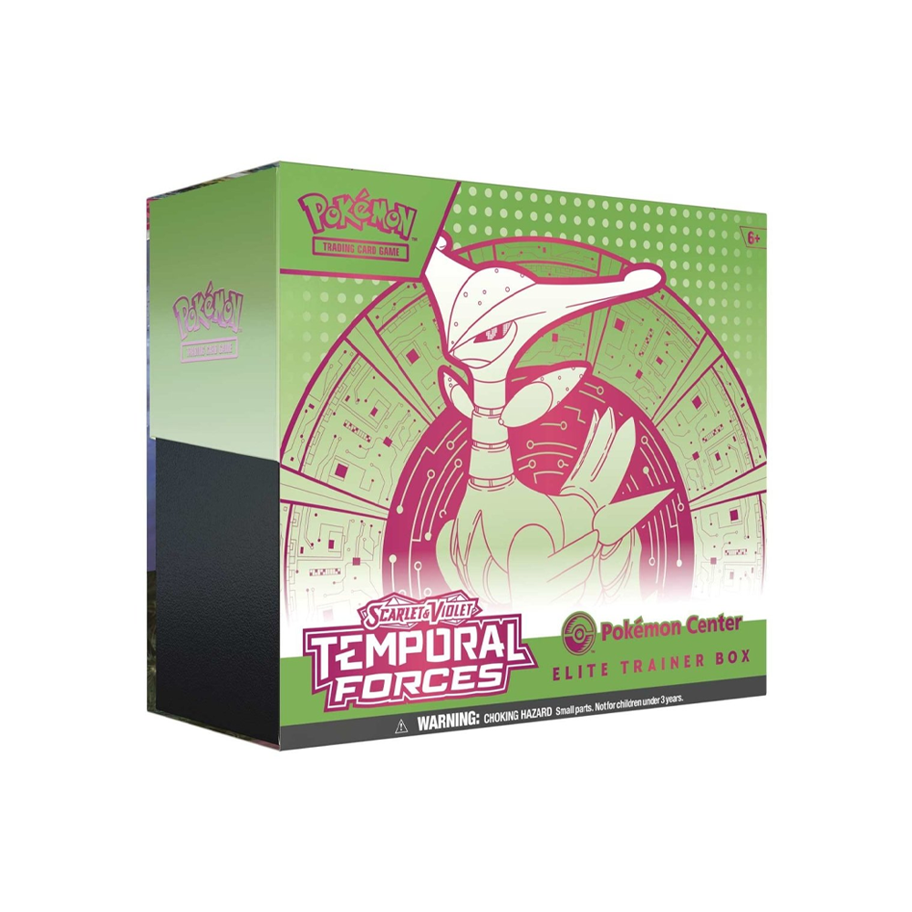 Pokemon Trading Card Game: Scarlet & Violet - Temporal Forces (Iron Leaves) Pokémon Center Elite Trainer Box (ONLINE ORDER ONLY)