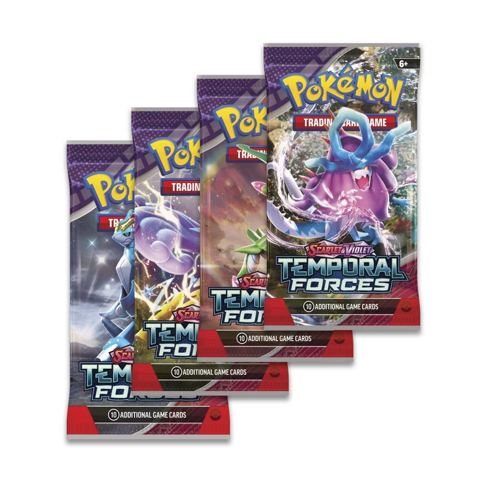 Pokemon Trading Card Game: Scarlet & Violet - Temporal Forces Booster Pack (10 Cards) (ONLINE ORDER ONLY)
