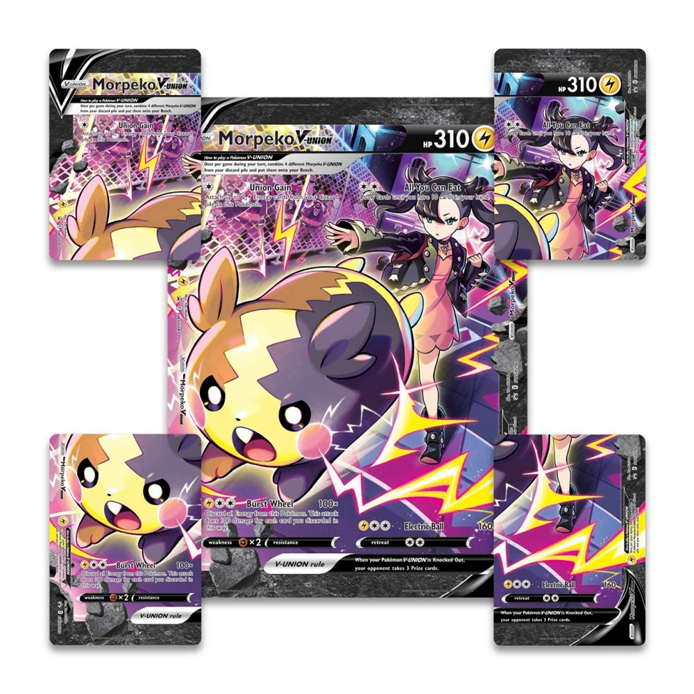 Pokemon Trading Card Game: Crown Zenith - Morpeko V-UNION Playmat Premium Treasures Collection (ONLINE ORDER ONLY)