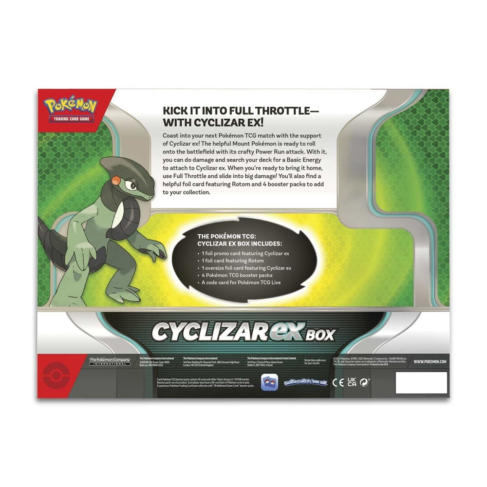 Pokemon Trading Card Game: Cyclizar ex Box (ONLINE ORDER ONLY)