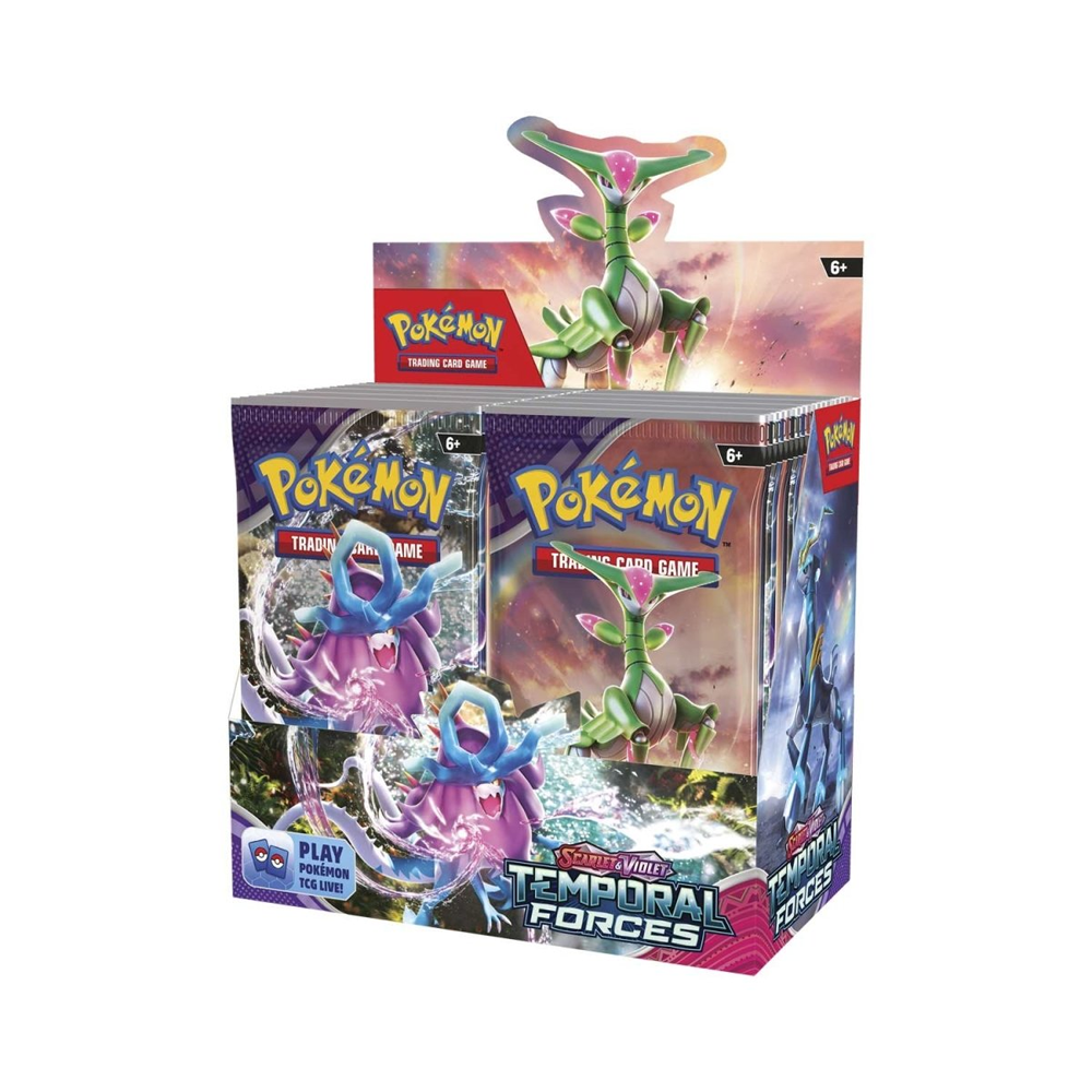 Pokemon Trading Card Game: Scarlet & Violet - Temporal Forces Booster Display Box (36 Packs) (ONLINE ORDER ONLY)
