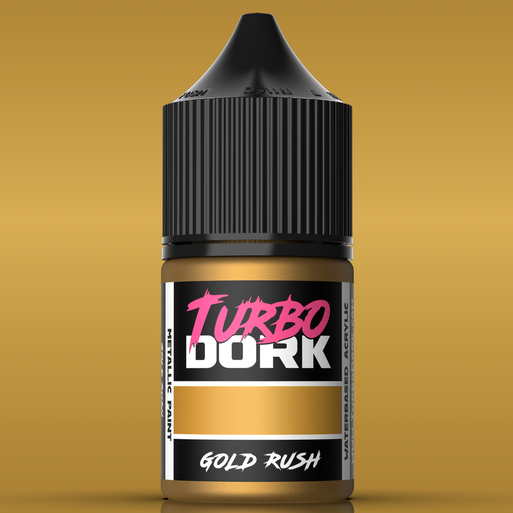 Turbo Dork: Metallic Acrylic Paint - Gold Rush