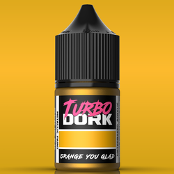 Turbo Dork: Metallic Acrylic Paint - Orange You Glad