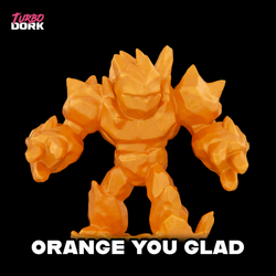 Turbo Dork: Metallic Acrylic Paint - Orange You Glad