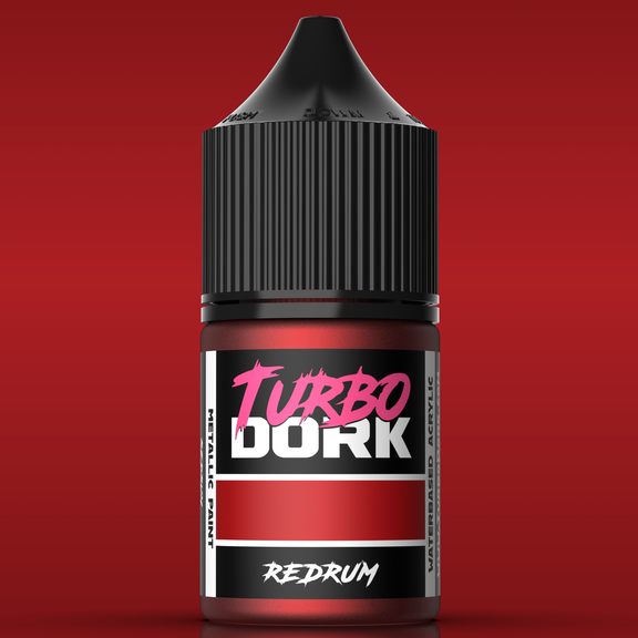 Turbo Dork: Metallic Acrylic Paint - Redrum