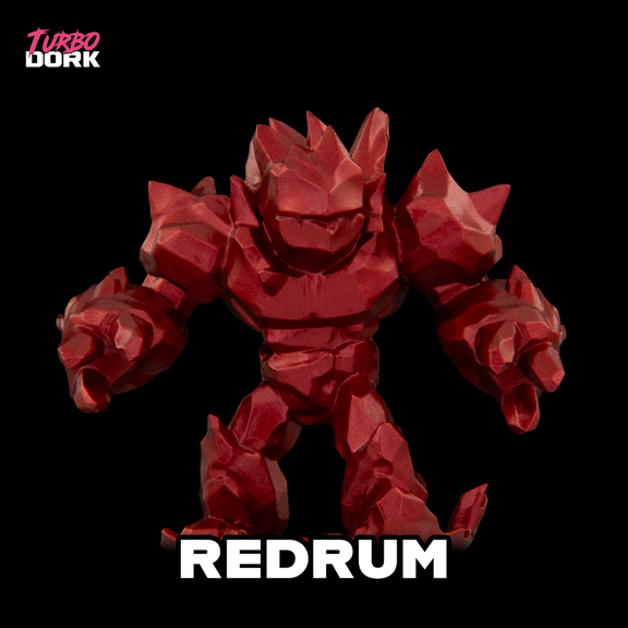 Turbo Dork: Metallic Acrylic Paint - Redrum