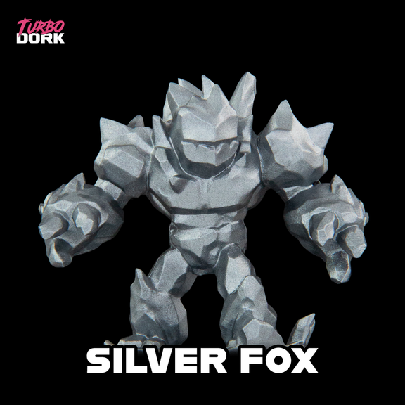 Turbo Dork: Metallic Acrylic Paint - Silver Fox