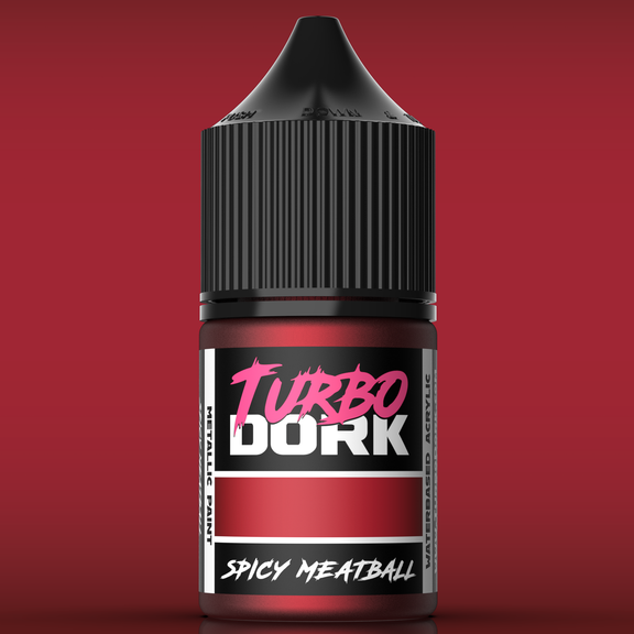 Turbo Dork: Metallic Acrylic Paint - Spicy Meatball