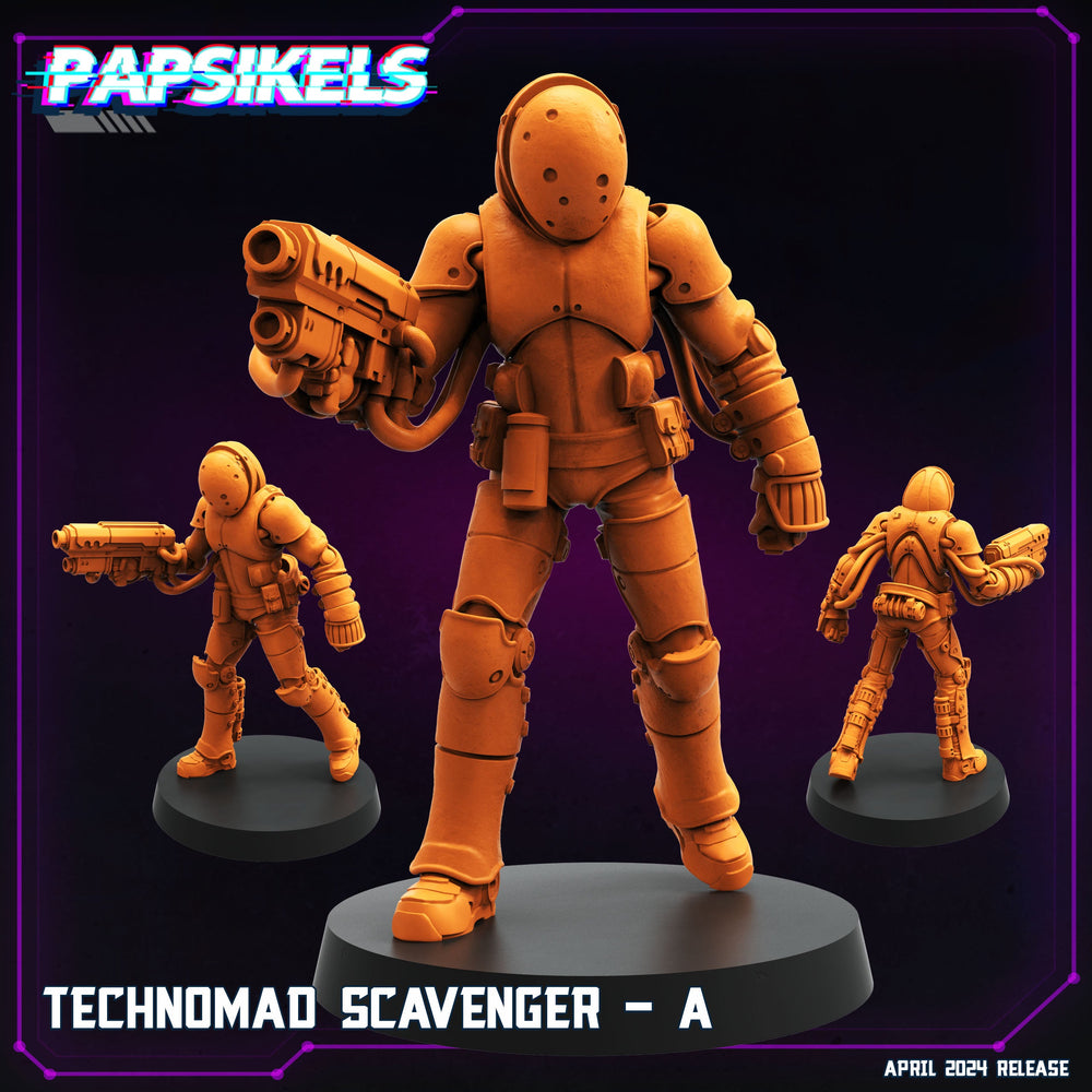 3D Printed Papsikels Technomad Scavenger Set 28mm 32mm (Online Only)