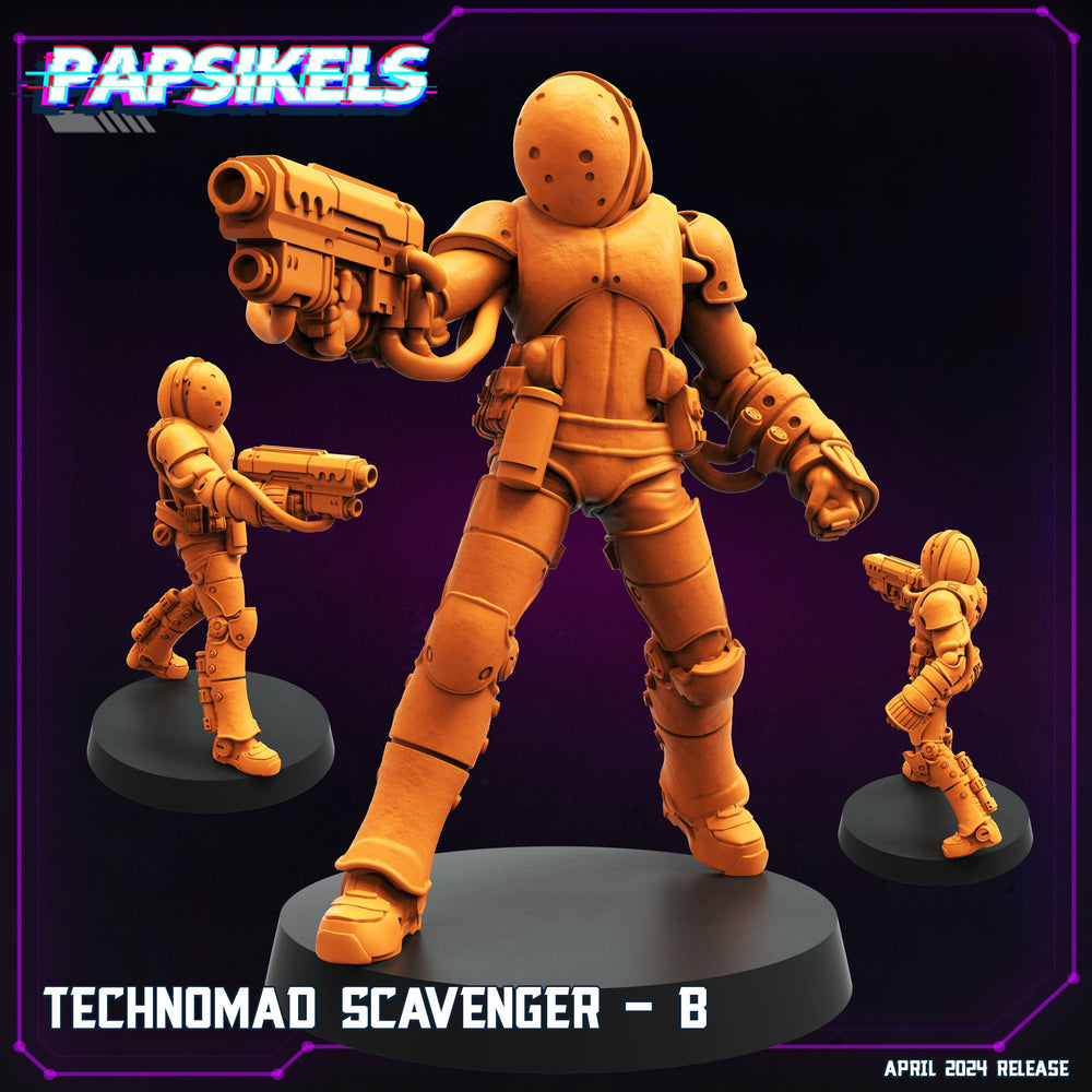 3D Printed Papsikels Technomad Scavenger Set 28mm 32mm (Online Only)