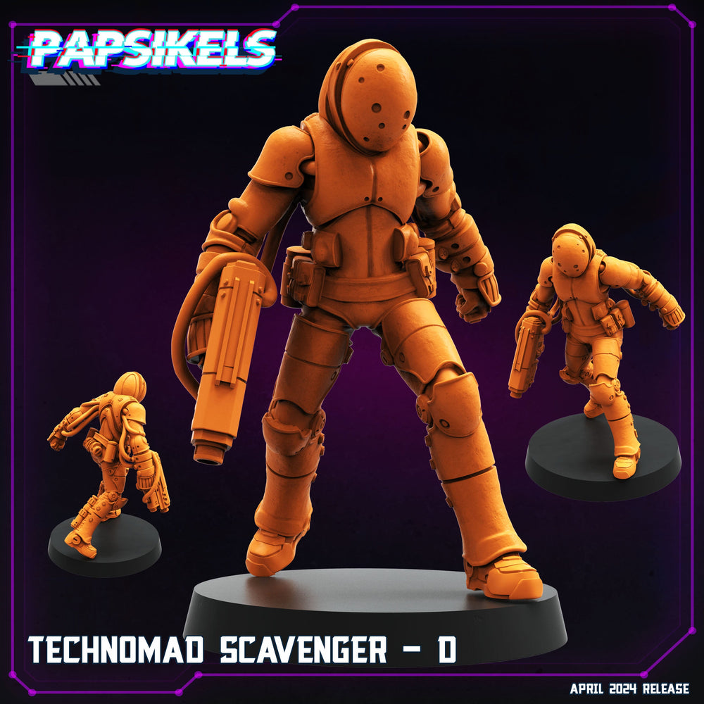 3D Printed Papsikels Technomad Scavenger Set 28mm 32mm (Online Only)