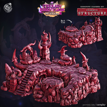 3D Printed Cast n Play Summoning Chambers Structure Set 28mm 32mm D&D (Online Only)